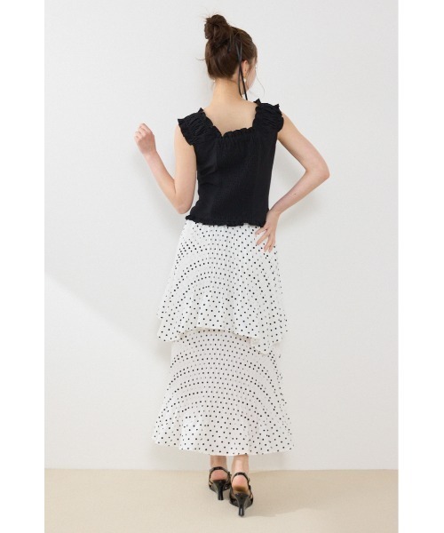 rienda(リエンダ)の「イレヘムプリーツロングスカート 夏服(スカート・レディース・マルチ/ピンク・SMALL/MEDIUM)」の12枚目の写真