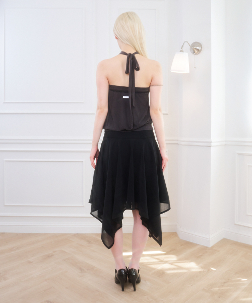 BELLIALEU(ベルリアル)の「TIE LACE HALTER GRAY(Tシャツ/カットソー・レディース・その他・FREE)」の4枚目の写真