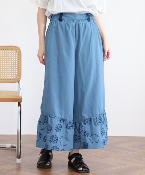 Emago(イマゴ)の「EMAGO 花ドット刺繍パンツ(その他パンツ・レディース・ブルー/ブラック/ホワイト・FREE)」の21枚目の写真