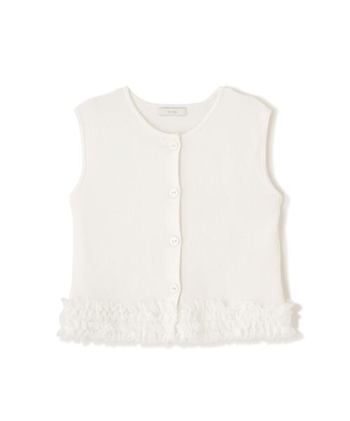 PROPORTION BODY DRESSING（プロポーションボディドレッシング）の「＜ａ＞ノースリーブフリルヘムニット / 1216279700（ニット/セーター・レディース・ホワイト系その他/ネイビー/ブラック・FREE）」の22枚目の写真