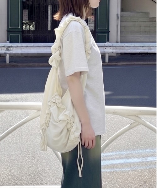 FUN（ファン）の「スケボーダルメT（Tシャツ/カットソー・レディース・オフホワイト/チャコールグレー/杢グレー・FREE）」の4枚目の写真