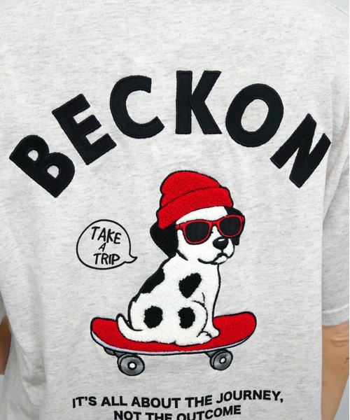 FUN（ファン）の「スケボーダルメT（Tシャツ/カットソー・レディース・オフホワイト/チャコールグレー/杢グレー・FREE）」の6枚目の写真