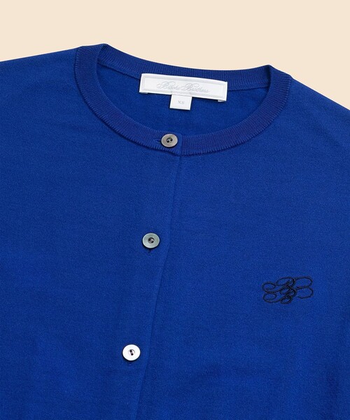 BROOKS BROTHERS(ブルックスブラザーズ)の「【Double B Collection】 キュプラ/ナイロン BBロゴ カーディガン(カーディガン/ボレロ・レディース・グレー・MEDIUM/SMALL/LARGE/X-SMALL)」の7枚目の写真