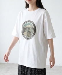 CRB（シーアールビー）の「マウンテンプリントビッグTシャツ（Tシャツ/カットソー）」