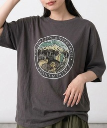 マウンテンプリントビッグTシャツ
