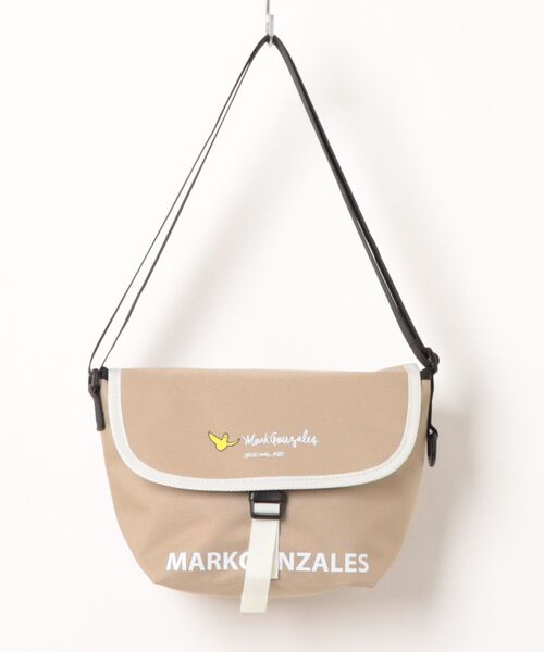 Port(ポート)の「【 Mark Gonzales / マークゴンザレス 】 MINI SHOUULDER BAG(ショルダーバッグ・メンズ・ベージュ/ブラック系その他/ブラック・FREE)」の3枚目の写真