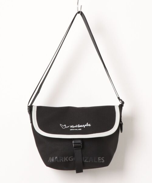 Port(ポート)の「【 Mark Gonzales / マークゴンザレス 】 MINI SHOUULDER BAG(ショルダーバッグ・メンズ・ベージュ/ブラック系その他/ブラック・FREE)」の2枚目の写真