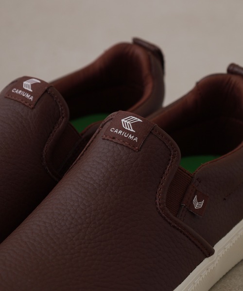 CARIUMA（カリウマ）の「SLIP-ON Premium Leather Sneaker スリッポン プレミアム レザー スニーカー（スニーカー・メンズ・ブラウン/ホワイト/ブラック・US-9/US8.5/US8/US-8h/US-6/US-8/US-7h/US11/US9）」の9枚目の写真