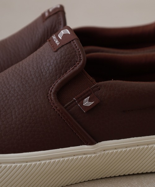 CARIUMA（カリウマ）の「SLIP-ON Premium Leather Sneaker スリッポン プレミアム レザー スニーカー（スニーカー・メンズ・ブラウン/ホワイト/ブラック・US-9/US8.5/US8/US-8h/US-6/US-8/US-7h/US11/US9）」の10枚目の写真