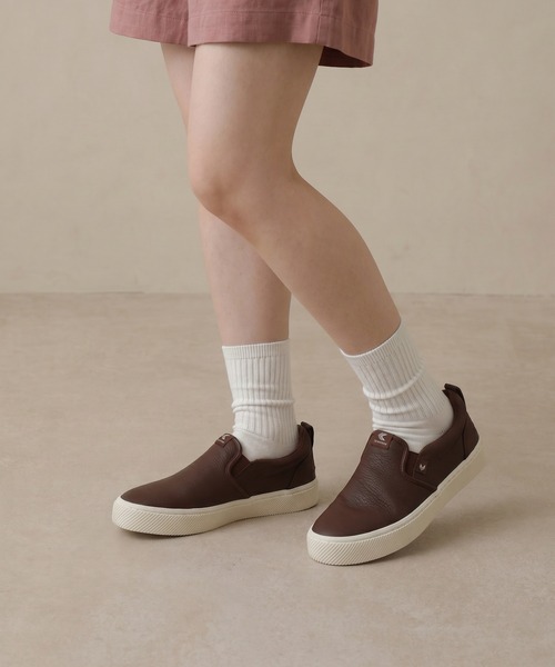 CARIUMA（カリウマ）の「SLIP-ON Premium Leather Sneaker スリッポン プレミアム レザー スニーカー（スニーカー・メンズ・ブラウン/ホワイト/ブラック・US-9/US8.5/US8/US-8h/US-6/US-8/US-7h/US11/US9）」の18枚目の写真