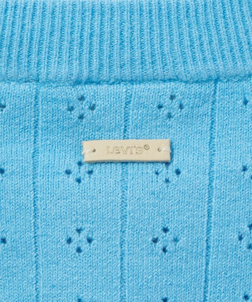 Levi's(リーバイス)の「Levi's/リーバイス スーパーソフト ポインテール クルーネックカーディガン(カーディガン/ボレロ・レディース・ブルー・XS/M/S)」の8枚目の写真