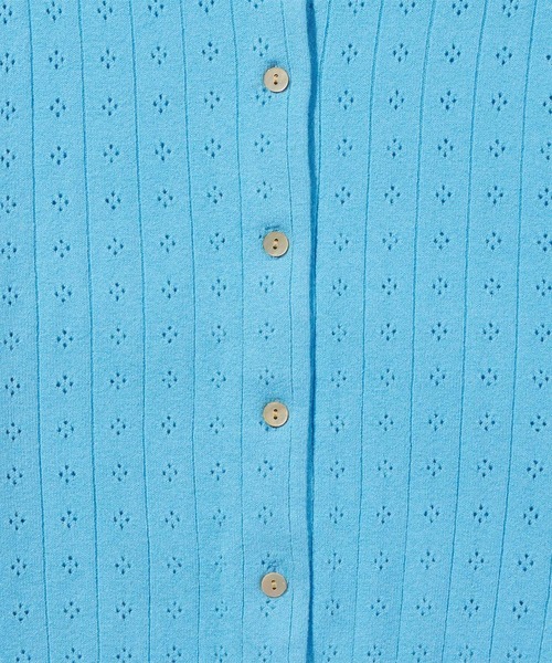 Levi's(リーバイス)の「Levi's/リーバイス スーパーソフト ポインテール クルーネックカーディガン(カーディガン/ボレロ・レディース・ブルー・XS/M/S)」の9枚目の写真