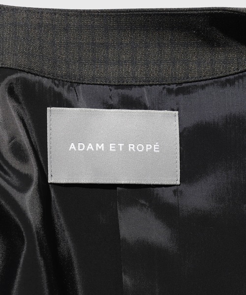 ADAM ET ROPE'(アダムエロペ)の「DELEGANT ルームジャケット(ノーカラージャケット・メンズ・ダークブラウン/ブラック/カーキ・S/M/L)」の20枚目の写真