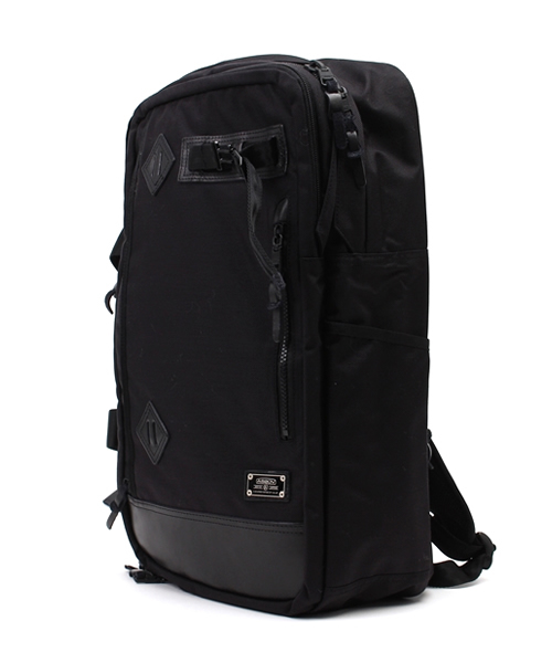 AS2OV（アッソブ）の「【AS2OV/アッソブ】 EXCLUSIVE BALLISTIC NYLON 3WAY BACKPACK（バックパック/リュック・メンズ・ブラック/グレー・FREE）」の3枚目の写真