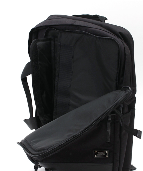 AS2OV（アッソブ）の「【AS2OV/アッソブ】 EXCLUSIVE BALLISTIC NYLON 3WAY BACKPACK（バックパック/リュック・メンズ・ブラック/グレー・FREE）」の15枚目の写真