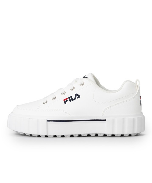 FILA（フィラ）の「SANDBLUST LOW / サンドブラストロー（スニーカー・レディース・ホワイト・27.5cm/28.0cm/29.0cm/24.5cm/25.0cm/25.5cm/26.0cm/26.5cm/27.0cm/23.0cm/23.5cm/24.0cm）」の4枚目の写真
