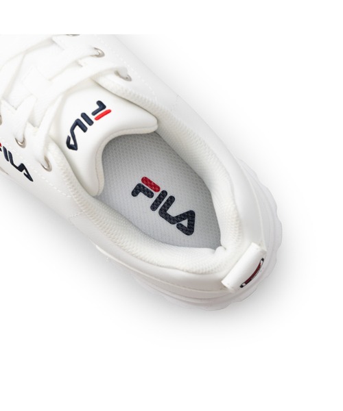 FILA（フィラ）の「SANDBLUST LOW / サンドブラストロー（スニーカー・レディース・ホワイト・27.5cm/28.0cm/29.0cm/24.5cm/25.0cm/25.5cm/26.0cm/26.5cm/27.0cm/23.0cm/23.5cm/24.0cm）」の7枚目の写真
