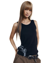 Gunslinger Sleeveless (Black)