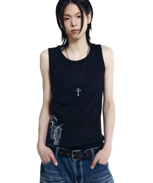 AAKAM(アーカム)の「Gunslinger Sleeveless (Black)(Tシャツ/カットソー・レディース・その他・1/2)」の8枚目の写真