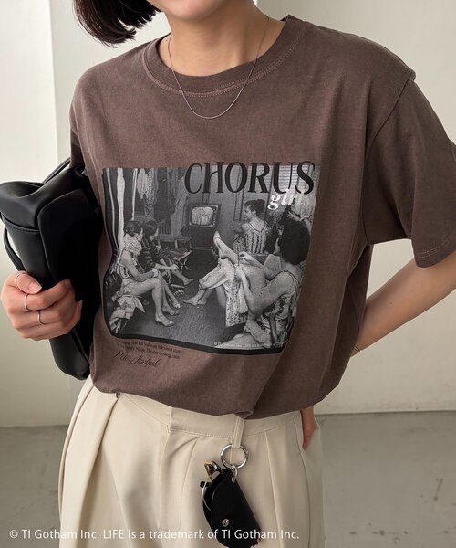 CAPRICIEUX LE'MAGE（カプリシューレマージュ）の「〈GOOD ROCK SPEED〉CHORUS PHOTO Tシャツ（Tシャツ/カットソー・レディース・ブラウン・FREE）」の7枚目の写真