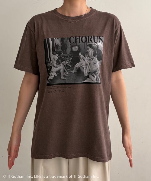CAPRICIEUX LE'MAGE（カプリシューレマージュ）の「〈GOOD ROCK SPEED〉CHORUS PHOTO Tシャツ（Tシャツ/カットソー・レディース・ブラウン・FREE）」の10枚目の写真