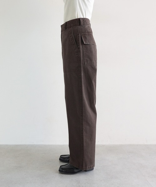 evernavy(エバーネイビー)の「ワークベイカーパンツ(その他パンツ・レディース・カーキ/ホワイト系その他/ダークブラウン・L/M)」の16枚目の写真