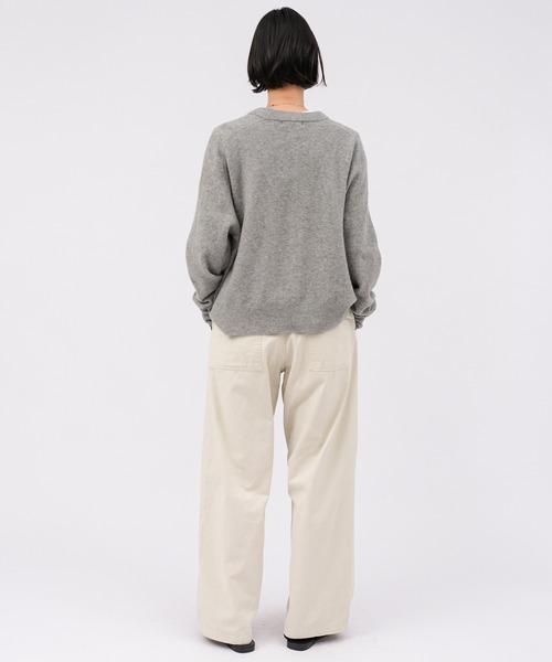 evernavy(エバーネイビー)の「ワークベイカーパンツ(その他パンツ・レディース・カーキ/ホワイト系その他/ダークブラウン・L/M)」の12枚目の写真