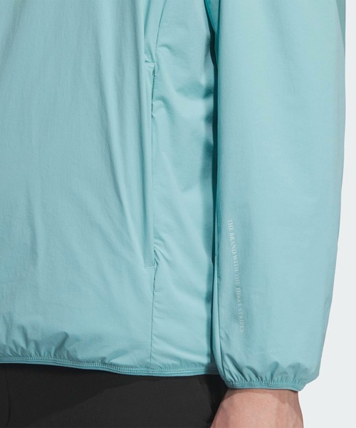 adidas（アディダス）の「クルー ジャケット【adidas Golf/アディダスゴルフ】（ブルゾン・メンズ・ミント・XX-LARGE/LARGE/SMALL/MEDIUM/X-LARGE）」の4枚目の写真