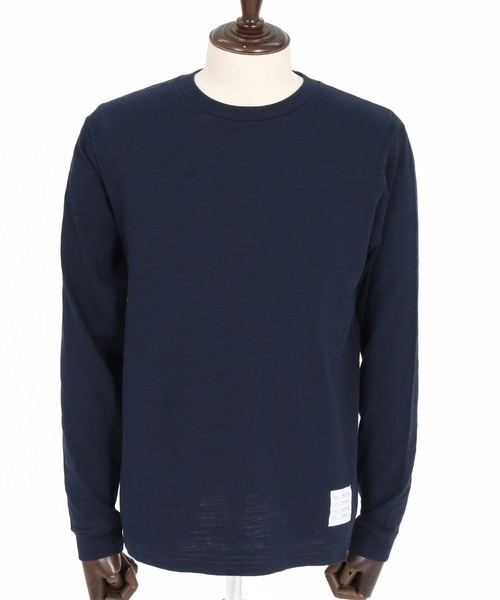wjk reluxe(ダブルジェーケーリラックス)の「mlt5792- Slub Jersey Label Long Sleeve T Shirt ロングスリーブTシャツ(WR26W-25)(Tシャツ/カットソー・メンズ・ホワイト/ネイビー/ブラック・XL/L/M/S)」の18枚目の写真