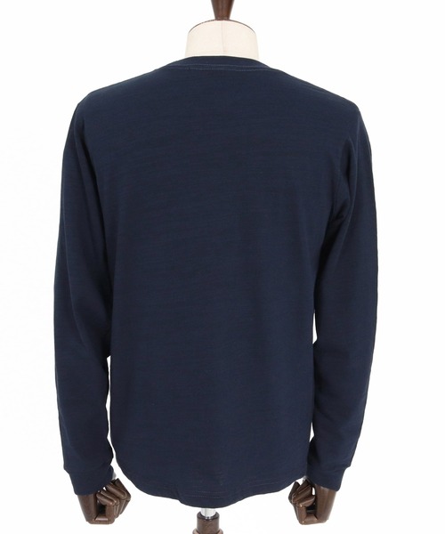 wjk reluxe(ダブルジェーケーリラックス)の「mlt5792- Slub Jersey Label Long Sleeve T Shirt ロングスリーブTシャツ(WR26W-25)(Tシャツ/カットソー・メンズ・ホワイト/ネイビー/ブラック・XL/L/M/S)」の19枚目の写真