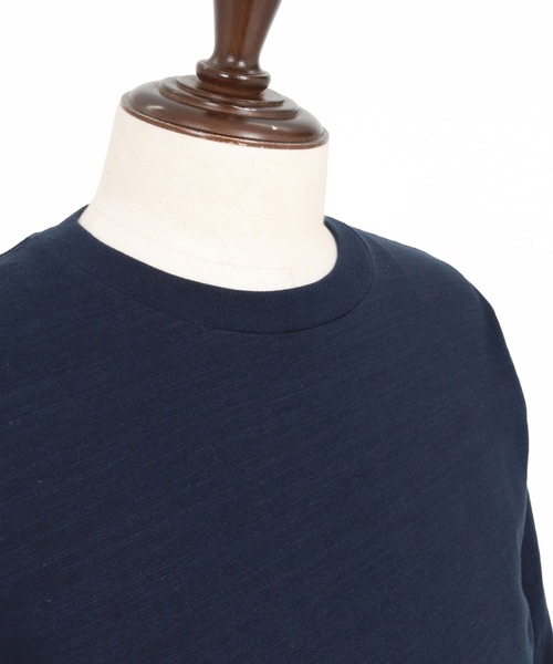 wjk reluxe(ダブルジェーケーリラックス)の「mlt5792- Slub Jersey Label Long Sleeve T Shirt ロングスリーブTシャツ(WR26W-25)(Tシャツ/カットソー・メンズ・ホワイト/ネイビー/ブラック・XL/L/M/S)」の20枚目の写真
