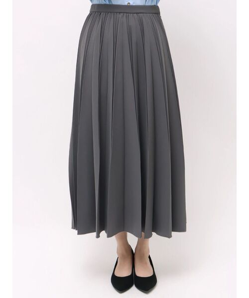 TONAL(トーナル)の「ハンドプリーツスカート(スカート・レディース・アイボリー/チャコールグレー/ライトブルー・MEDIUM/SMALL)」の21枚目の写真