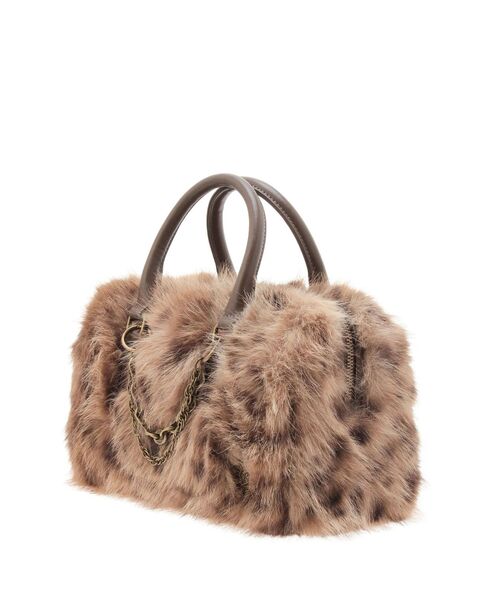 EVRIS(エヴリス)の「フェイクファーボストンBAG 500mlペットボトル収納可(ボストンバッグ・レディース・ピンク/ブラック/ブラウン・FREE)」の20枚目の写真