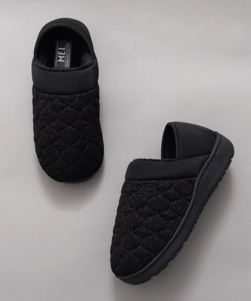 MEI(メイ)の「【MEI メイ】GLITTER QUILTING MOC SHOES ラメ グリッター キルティング モックシューズ / Lady’s(スリッポン・レディース・ブラック/シルバー/ブロンズ・S/M/L)」の4枚目の写真
