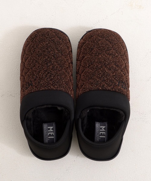 MEI(メイ)の「【MEI メイ】GLITTER QUILTING MOC SHOES ラメ グリッター キルティング モックシューズ / Lady’s(スリッポン・レディース・ブラック/シルバー/ブロンズ・S/M/L)」の6枚目の写真