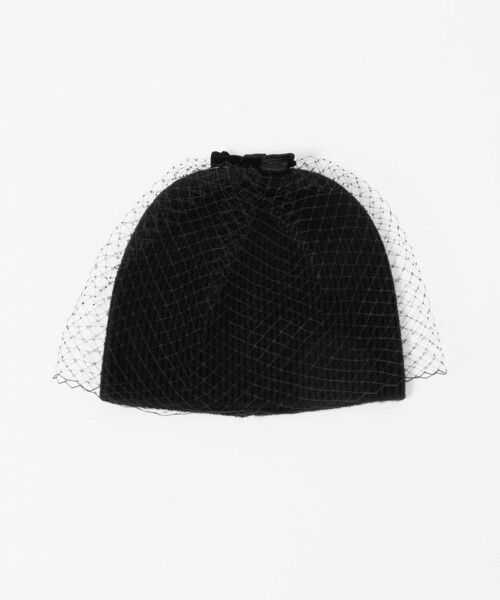 UNITED ARROWS(ユナイテッドアローズ)の「チュール ビーニー(ニットキャップ/ビーニー・レディース・ブラック/ダークグレー・FREE)」の2枚目の写真