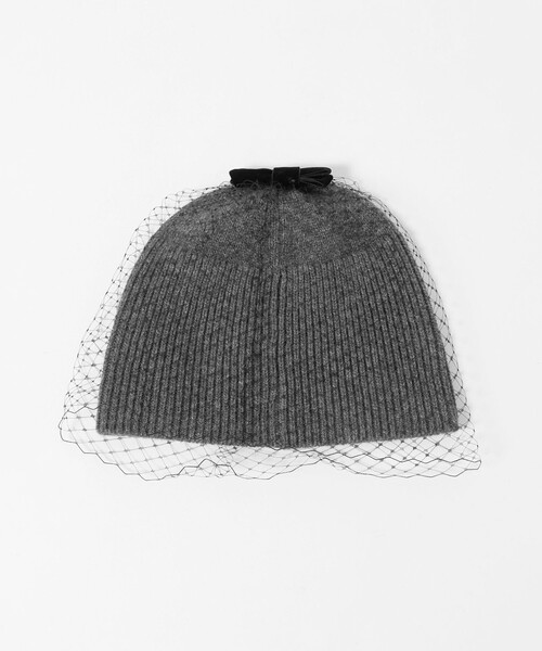 UNITED ARROWS(ユナイテッドアローズ)の「チュール ビーニー(ニットキャップ/ビーニー・レディース・ブラック/ダークグレー・FREE)」の9枚目の写真