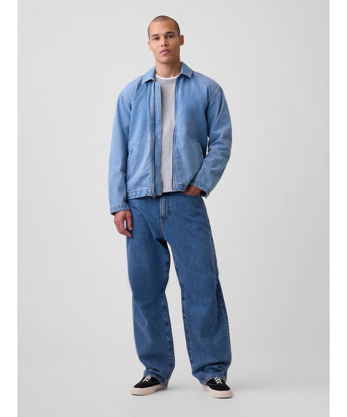 GAP(ギャップ)の「デニム ジップアップジャケット(デニムジャケット・メンズ・インディゴブルー・XS/S/M/L/XL)」の2枚目の写真