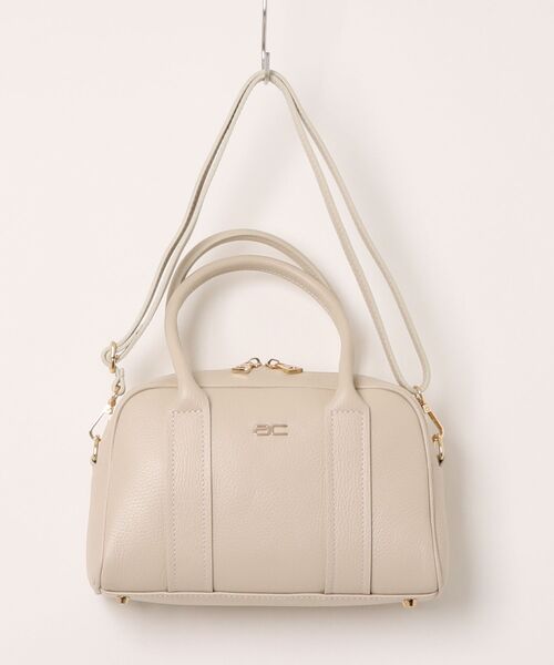 andrea cardone（アンドレアカルドネ）の「【ANDREA CARDONE】2WAY クラシックボストンバッグ(Q66449)（ボストンバッグ・レディース・アイボリー/ブラウン・ALL）」の11枚目の写真