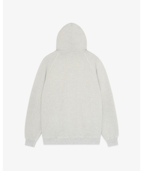 FRONT 11201（フロントワンワントゥーオーワン）の「Organic Yarn Zip Hoodie（パーカー・メンズ・グレー・XL/L/M/S）」の2枚目の写真