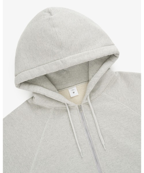 FRONT 11201（フロントワンワントゥーオーワン）の「Organic Yarn Zip Hoodie（パーカー・メンズ・グレー・XL/L/M/S）」の3枚目の写真