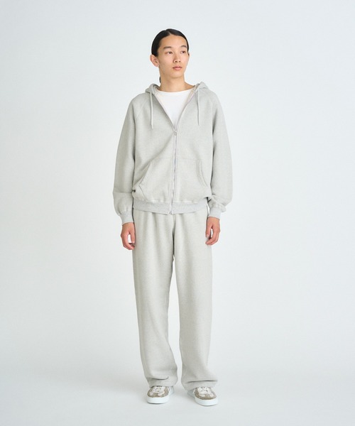 FRONT 11201（フロントワンワントゥーオーワン）の「Organic Yarn Zip Hoodie（パーカー・メンズ・グレー・XL/L/M/S）」の5枚目の写真