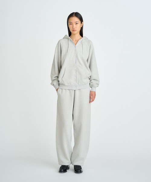 FRONT 11201（フロントワンワントゥーオーワン）の「Organic Yarn Zip Hoodie（パーカー・メンズ・グレー・XL/L/M/S）」の8枚目の写真