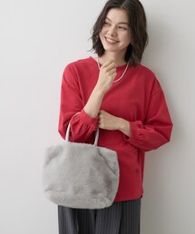 Dessin | エコファー2WAYトートバッグ(ショルダーバッグ)