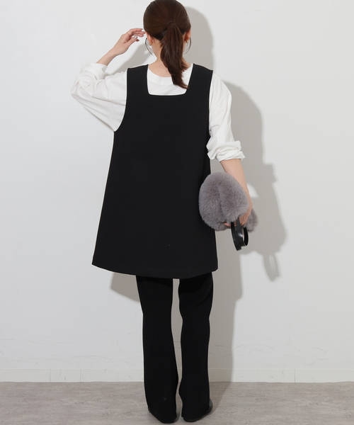 JOURNAL STANDARD relume(ジャーナルスタンダード レリューム)の「WHEREロングスリーブTEE(Tシャツ/カットソー・レディース・チャコールグレー/ホワイト/ベージュ・FREE)」の14枚目の写真