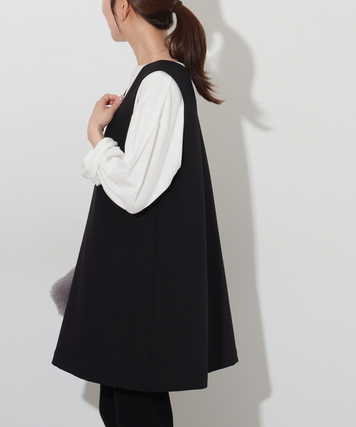 JOURNAL STANDARD relume(ジャーナルスタンダード レリューム)の「WHEREロングスリーブTEE(Tシャツ/カットソー・レディース・チャコールグレー/ホワイト/ベージュ・FREE)」の16枚目の写真