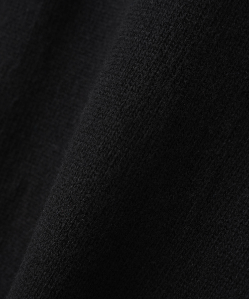 Millo Archive（ミロ アーカイブ）の「SLANTED ヘンリーネック ニット [ブラック]（ニット/セーター・レディース・その他・MEDIUM/LARGE/X-LARGE）」の4枚目の写真