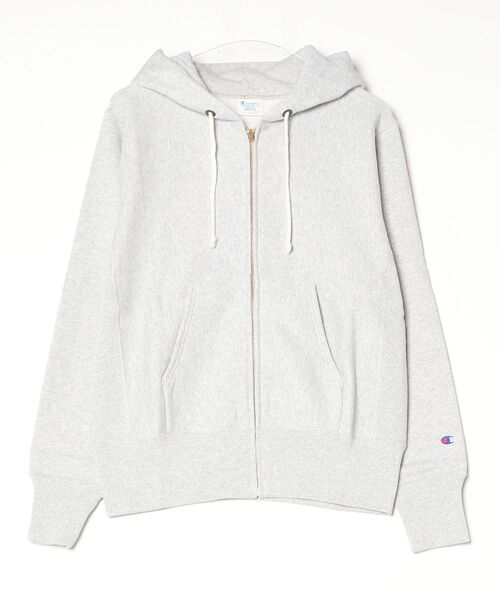 Champion(チャンピオン)の「Champion/チャンピオン スウェット フーディー ZIPパーカー 無地 裏起毛(スウェット・メンズ・ダークネイビー/オートミール/シルバーグレー・LARGE/X-LARGE)」の1枚目の写真