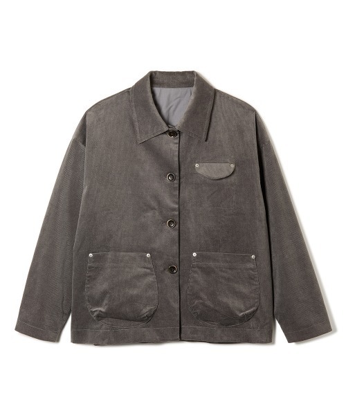 soduk(スドーク)の「painter’s big jacket / ペインターズビッグジャケット(その他アウター・レディース・ブラウン/グレー・ONE SIZE)」の7枚目の写真