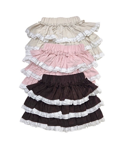 lilLilly(リルリリー)の「コーデュロイフリルショートパンツ(その他パンツ・レディース・ブラウン/ベージュ/ピンク・FREE)」の15枚目の写真